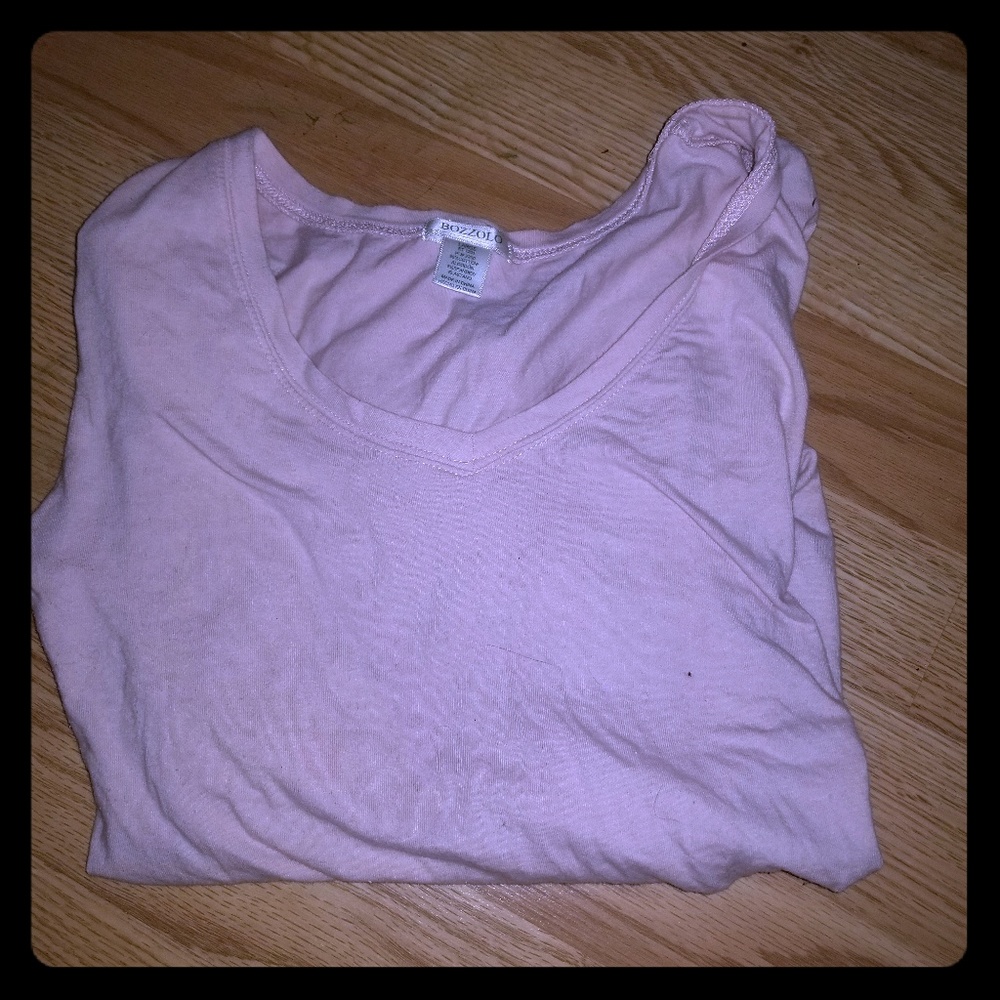 Wardrobe must have! Blush V neck